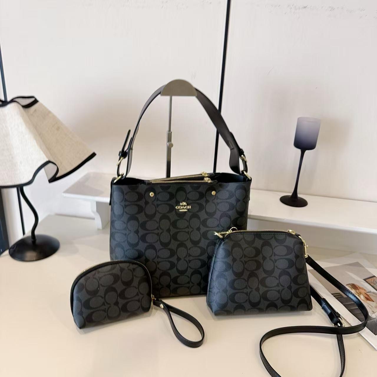 Coach Small Town Bucket Bag in Signature Canvas