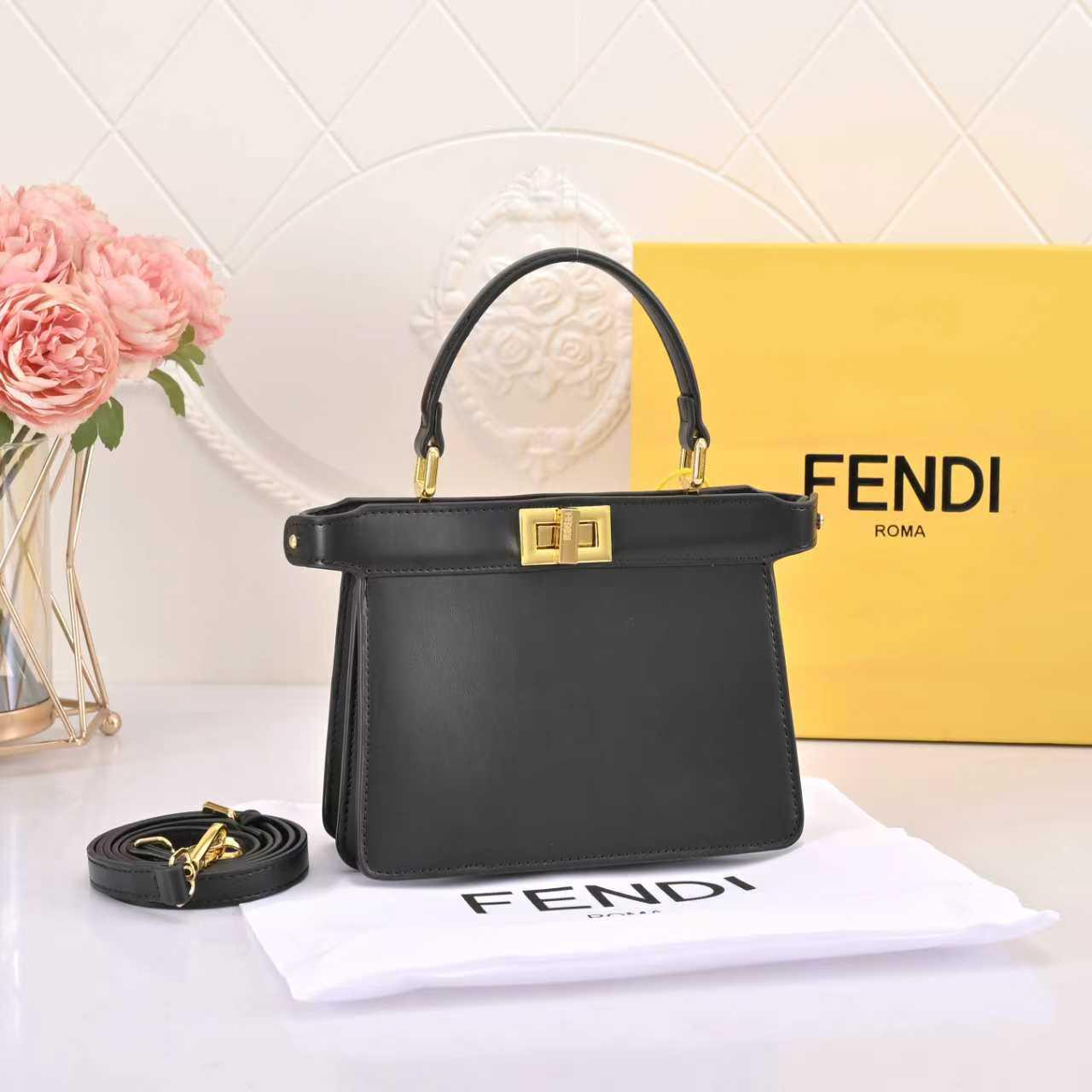 Fendi Peach Iconic Micro Peekaboo Bag
