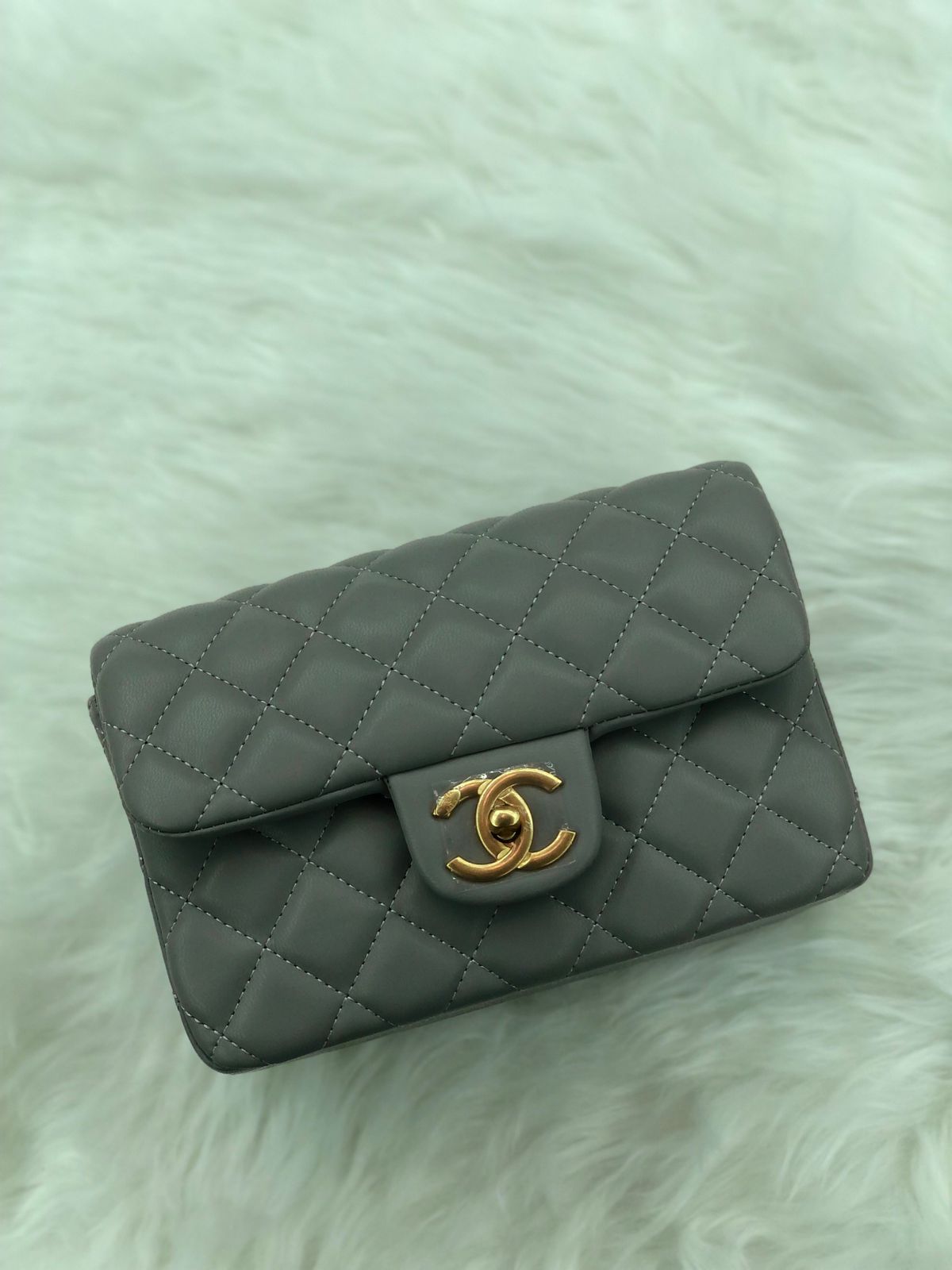 Mini classic handbag, Lambskin, Chanel in UAE