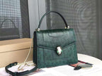 BVLGARI Serpenti Forever Leather 2 Way Handbag