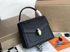 BVLGARI Serpenti Forever Leather 2 Way Handbag