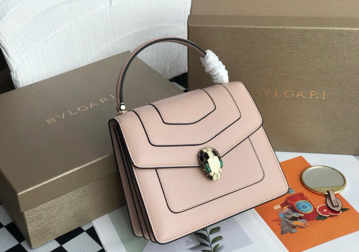 BVLGARI Serpenti Forever Leather 2 Way Handbag