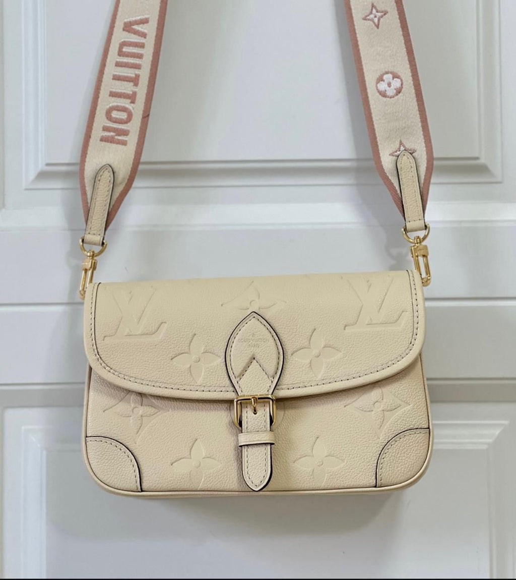 LOUIS VUITTON Monogram Empreinte Diane Noir Obscur