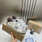 Golden Goose GGDB White Leather BallStar Sneakers With OG Box