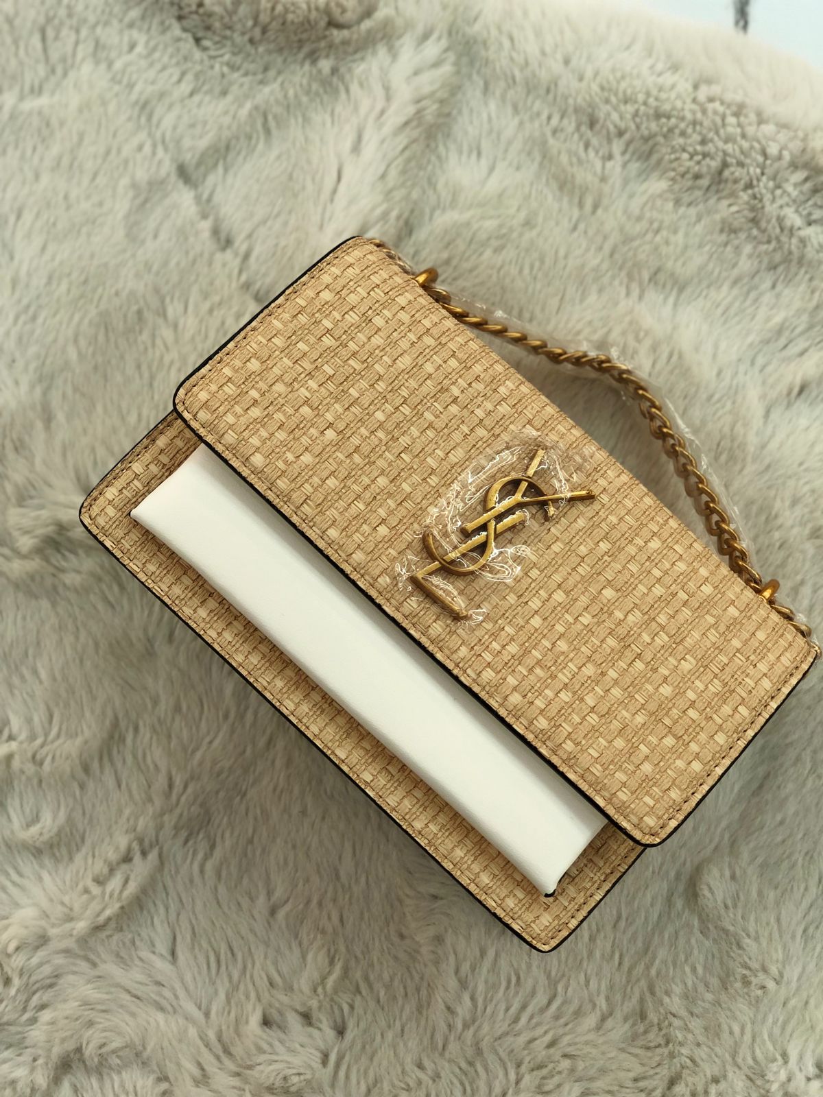 YSL Saint Laurent Medium Python Sunset Bag