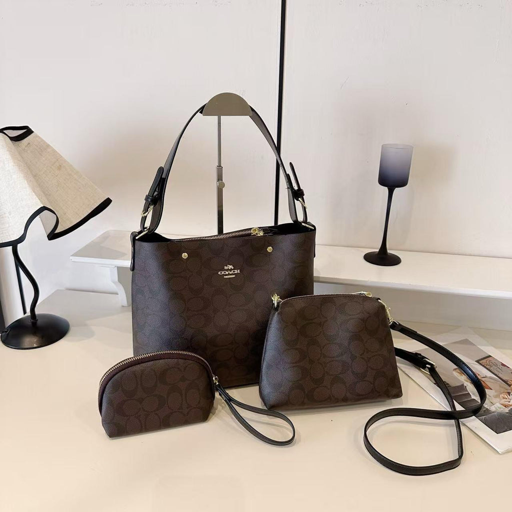 Coach Small Town Bucket Bag 3 in one