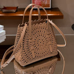 Alaïa Mina 20 Mini leather Tote Bag