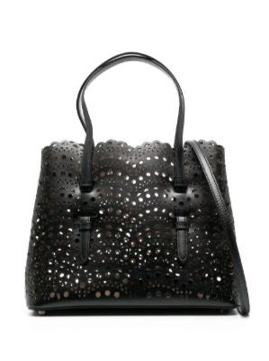 Alaïa Mina 20 Mini leather Tote Bag