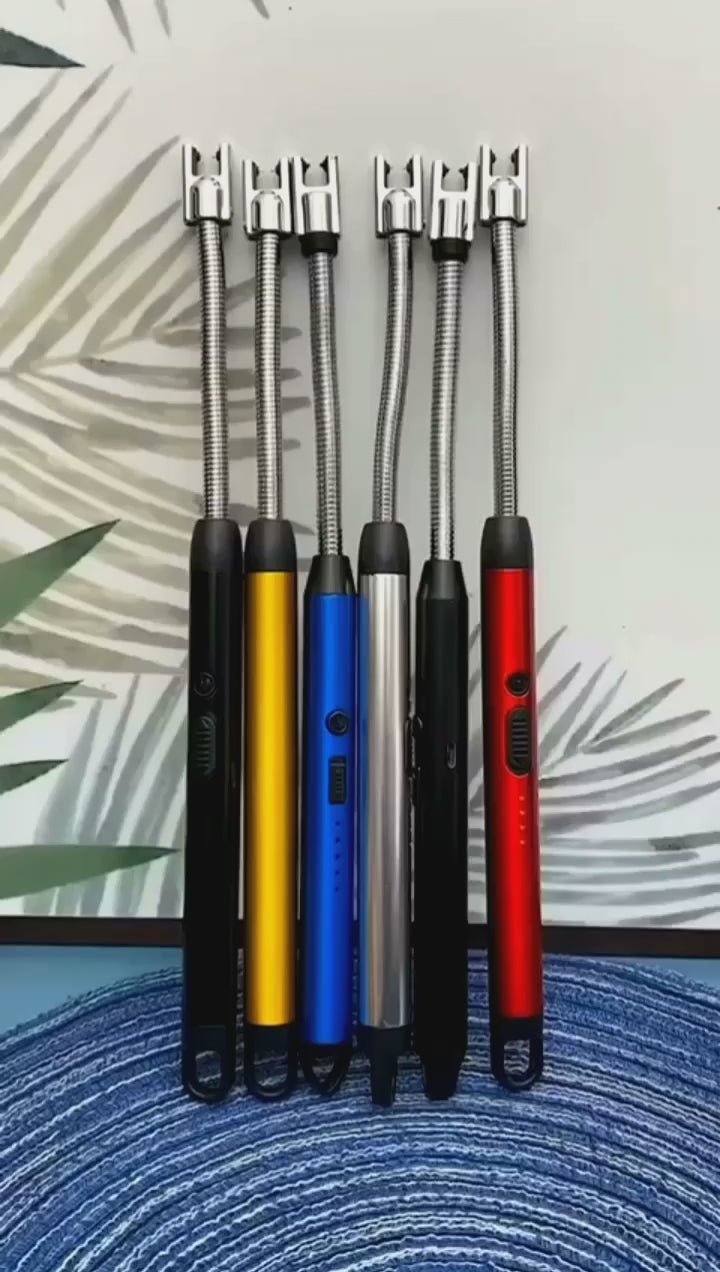 Rechargeable Electric USB Lighter Stove Lighter Flameless Arc lighter windproof for outdoor fire